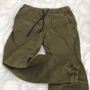 Men’s “jogger” style khakis